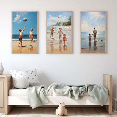Painting of Beach Scenes